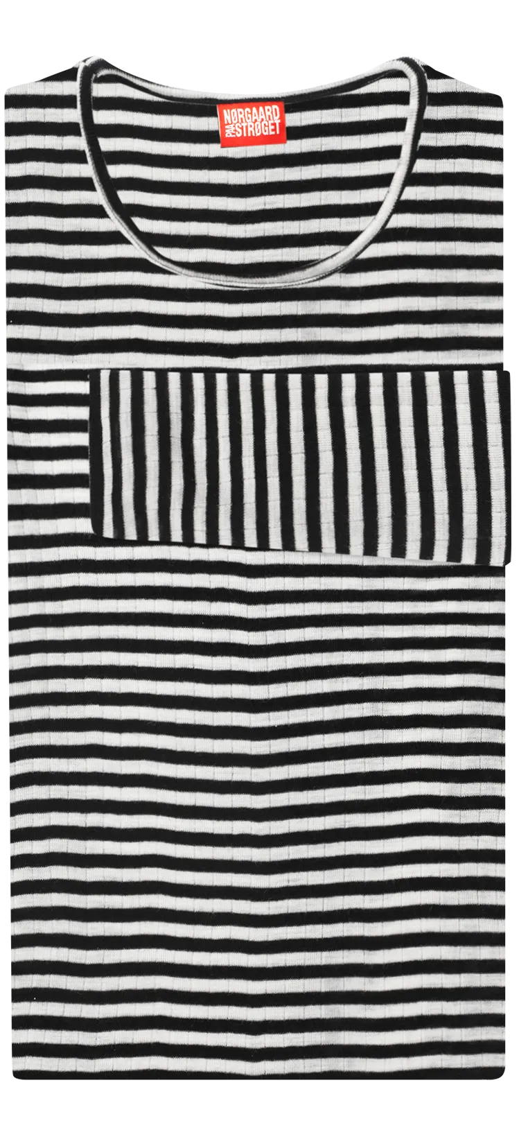 101 Wool, Black/Ecru Stripe