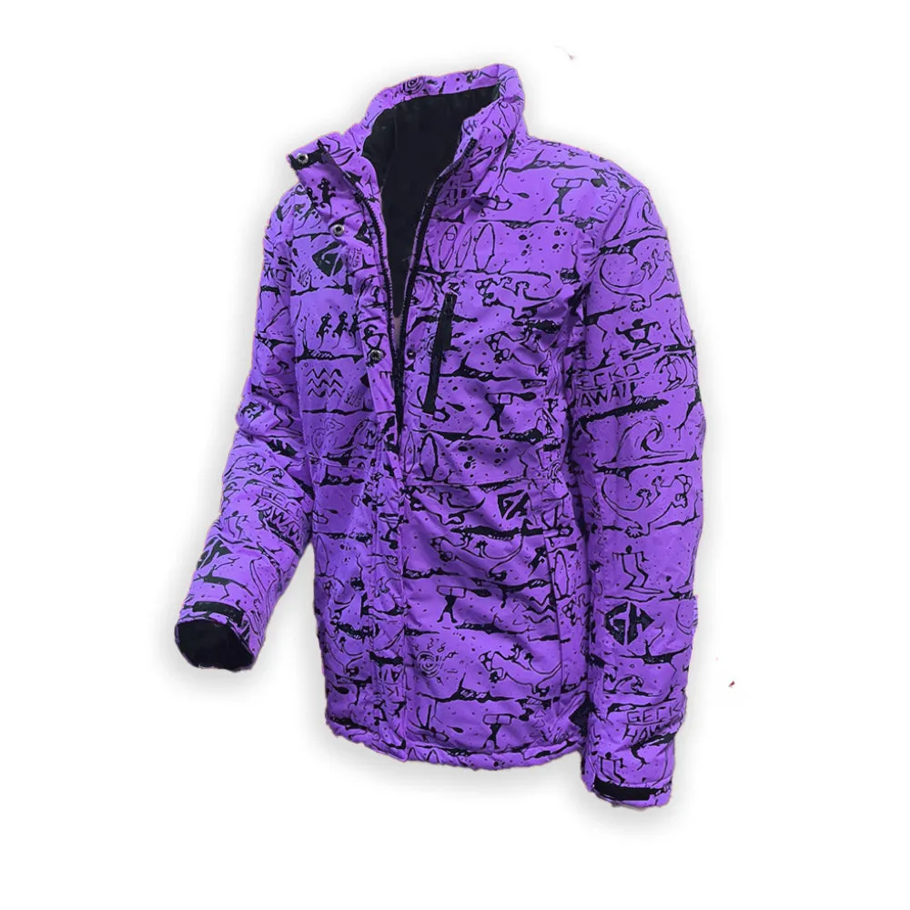 1980's Neon Purple Retro Jacket