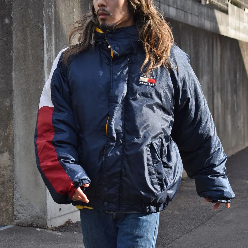 90’s TOMMY HILFIGER 中綿入り ナイロンジャケット 240218