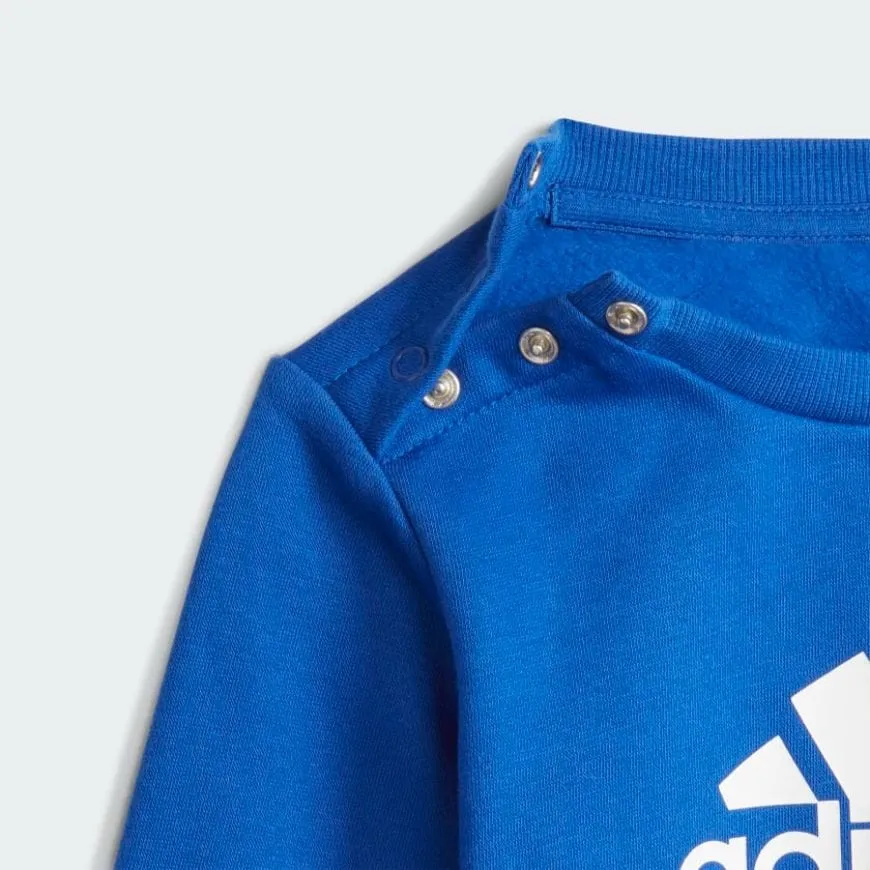 Adidas Badge Of Sport Jogger Baby-Boys Training Suit Blue/Grey