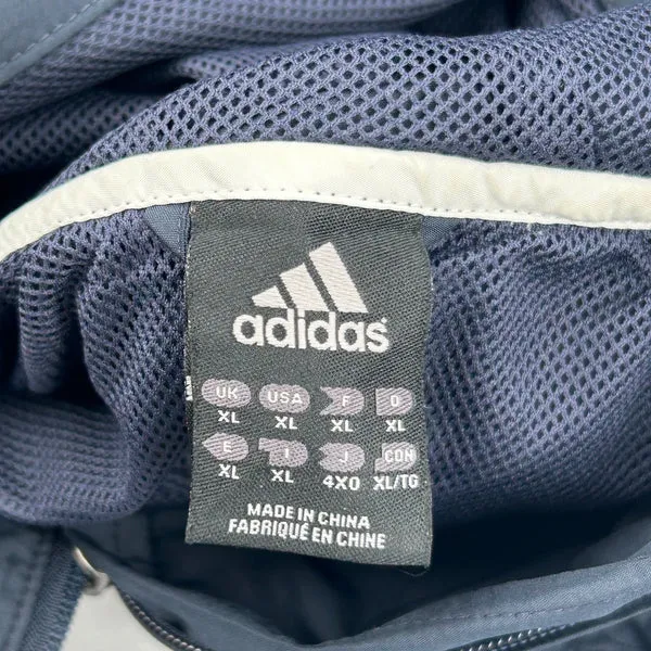 Adidas Jacket - XL Navy Polyester