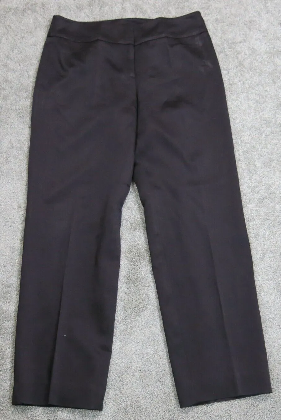 Ann Taylor Womens Classic Fit Straight Leg Dress Pants Mid Rise Purple Size 4