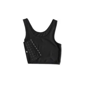 Binder Crop Top Chest - XL (Black)