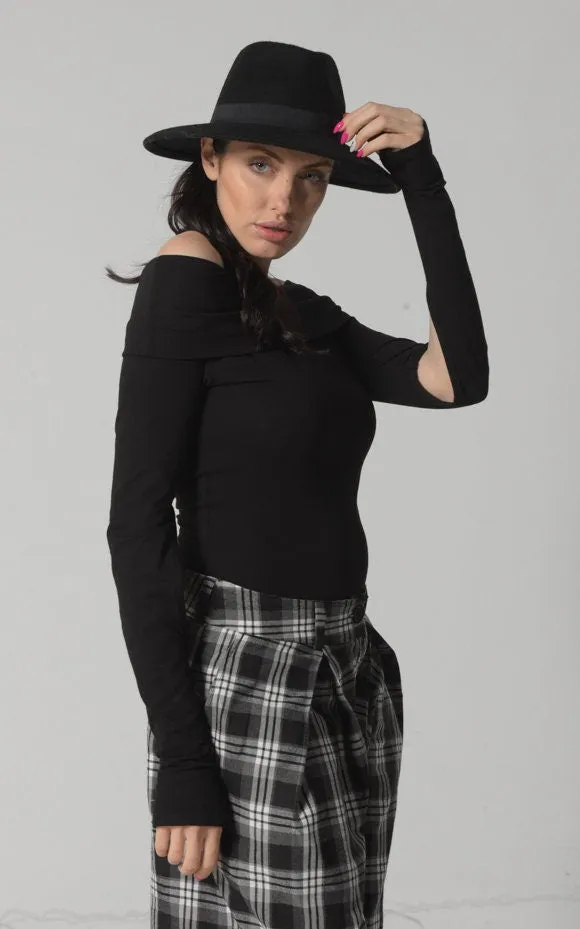 Black Long Sleeve Top