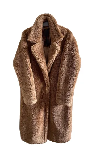 Brown Tall Teddy Coat