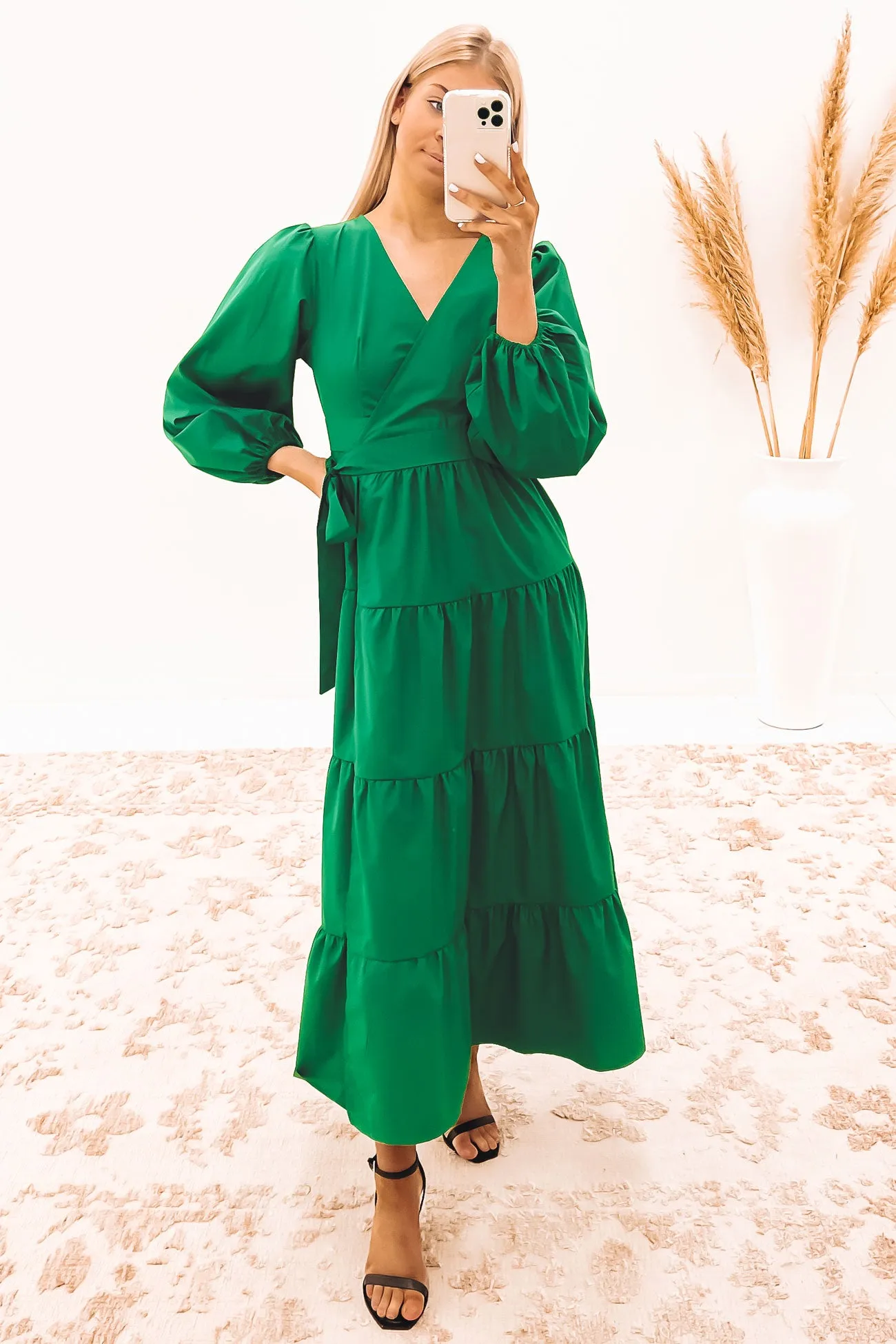 Caillie Maxi Dress Green