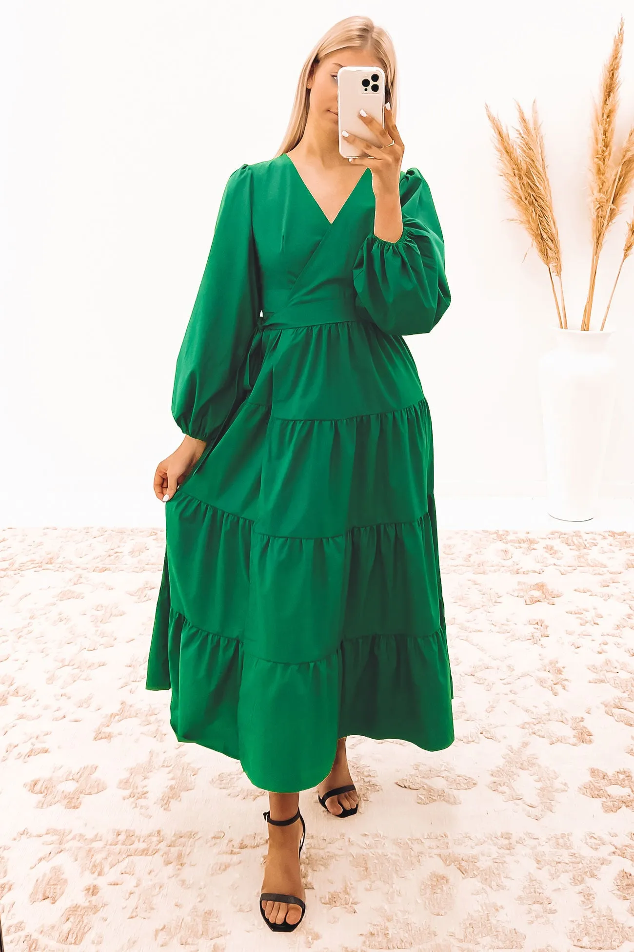 Caillie Maxi Dress Green