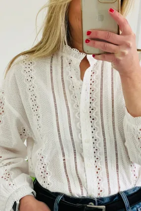 Camille Blouse | White