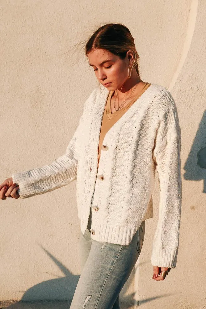 Chain Knit Cardigan