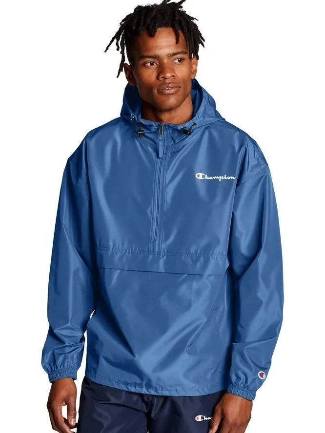 Champion Men's Packable Jacket Shield Blue V1012 549369 ASQG