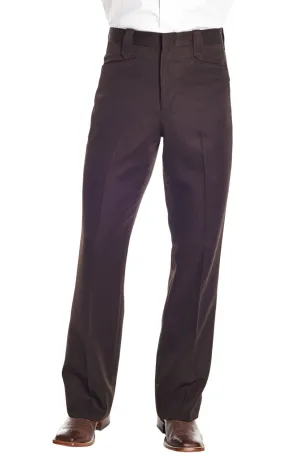 Circle S Mens Brown Polyester Ranch Dress Pants 38