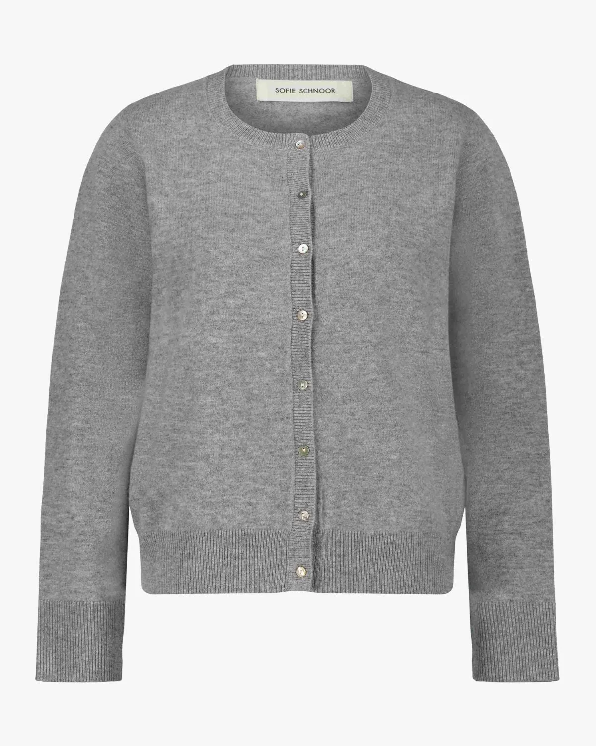 CISSESW CARDIGAN - Grey melange