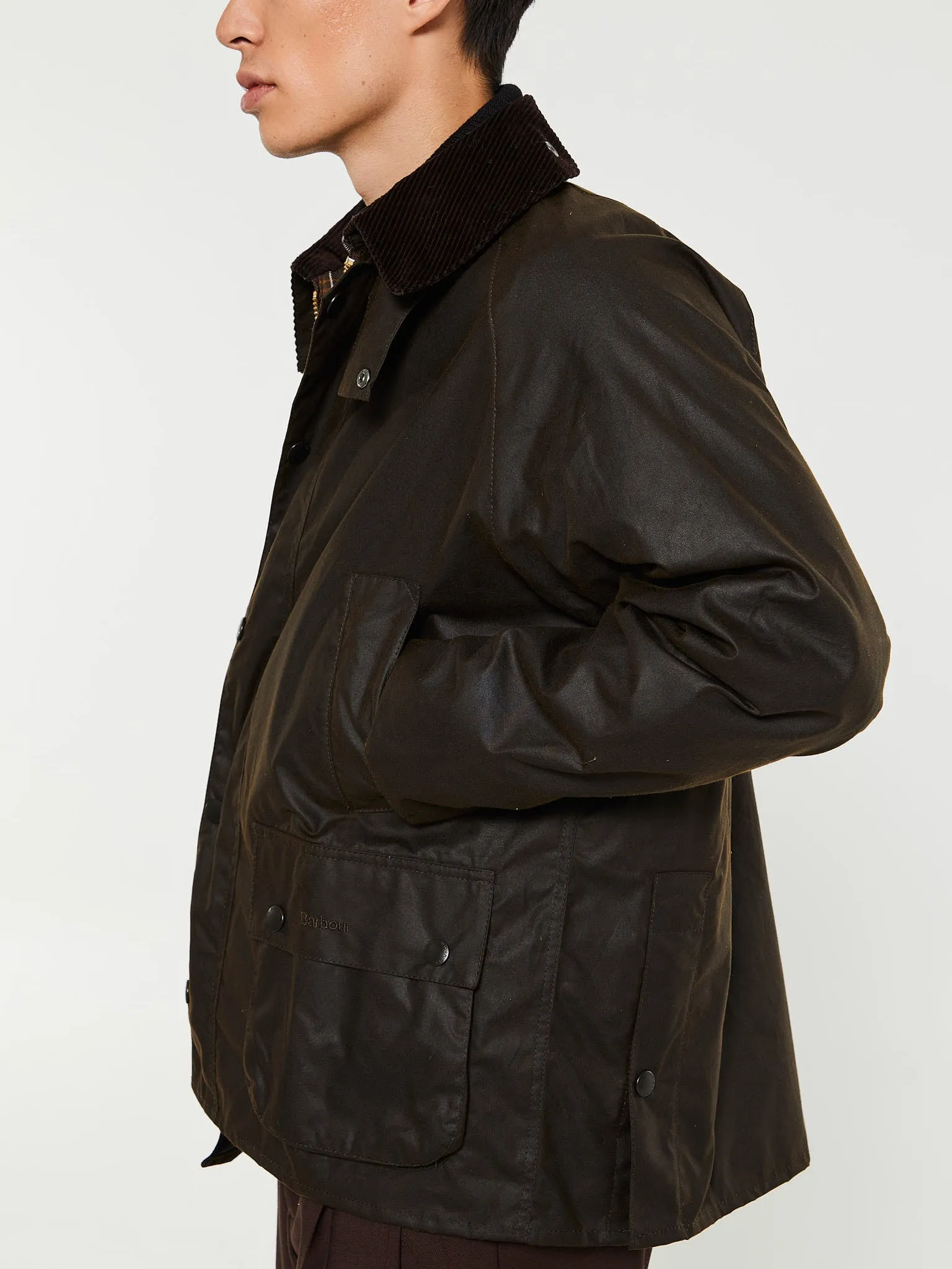 Classic Bedale Wax Jacket in Olive