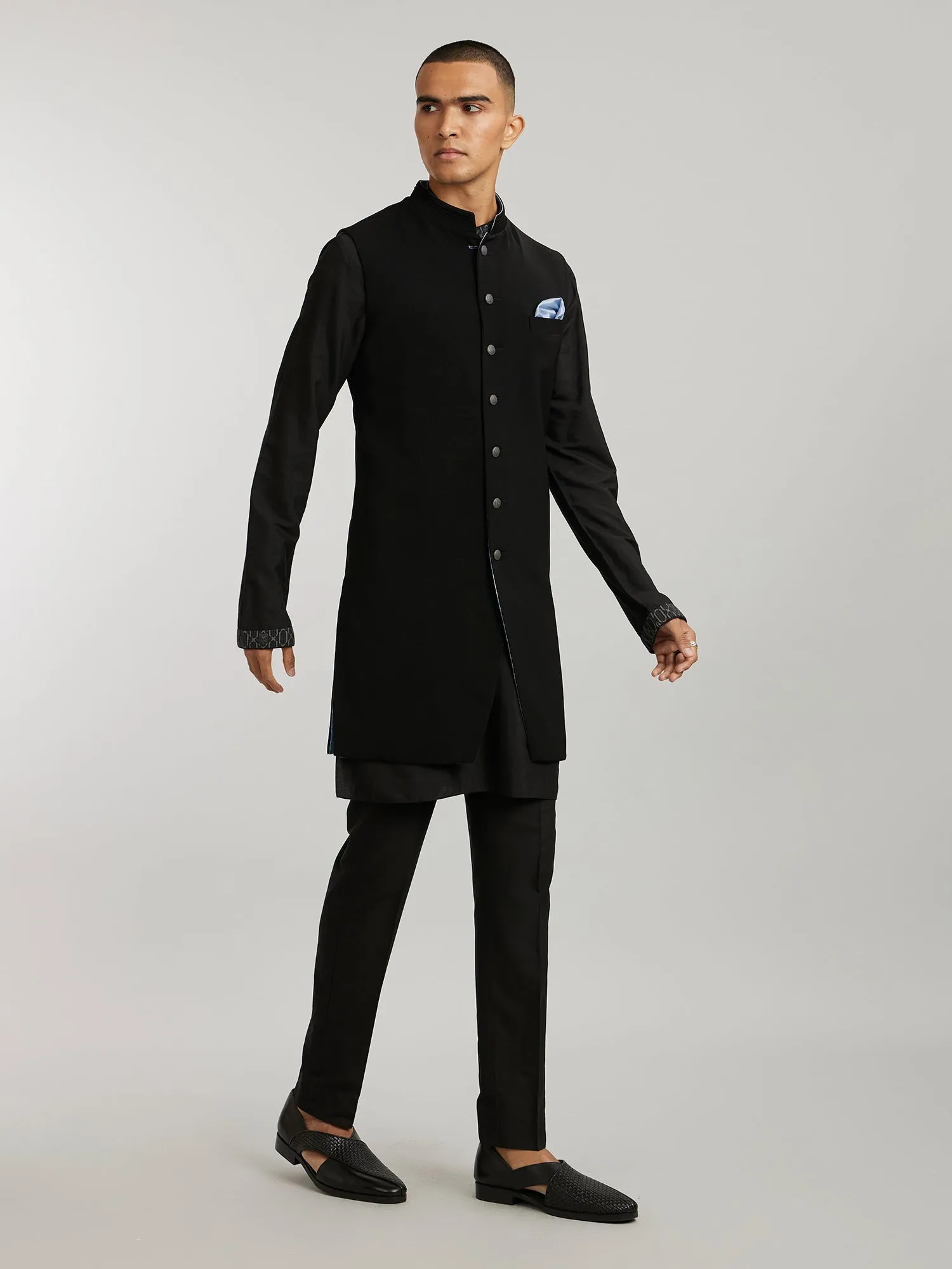 Classic Sleeveless Sherwani - Luciano