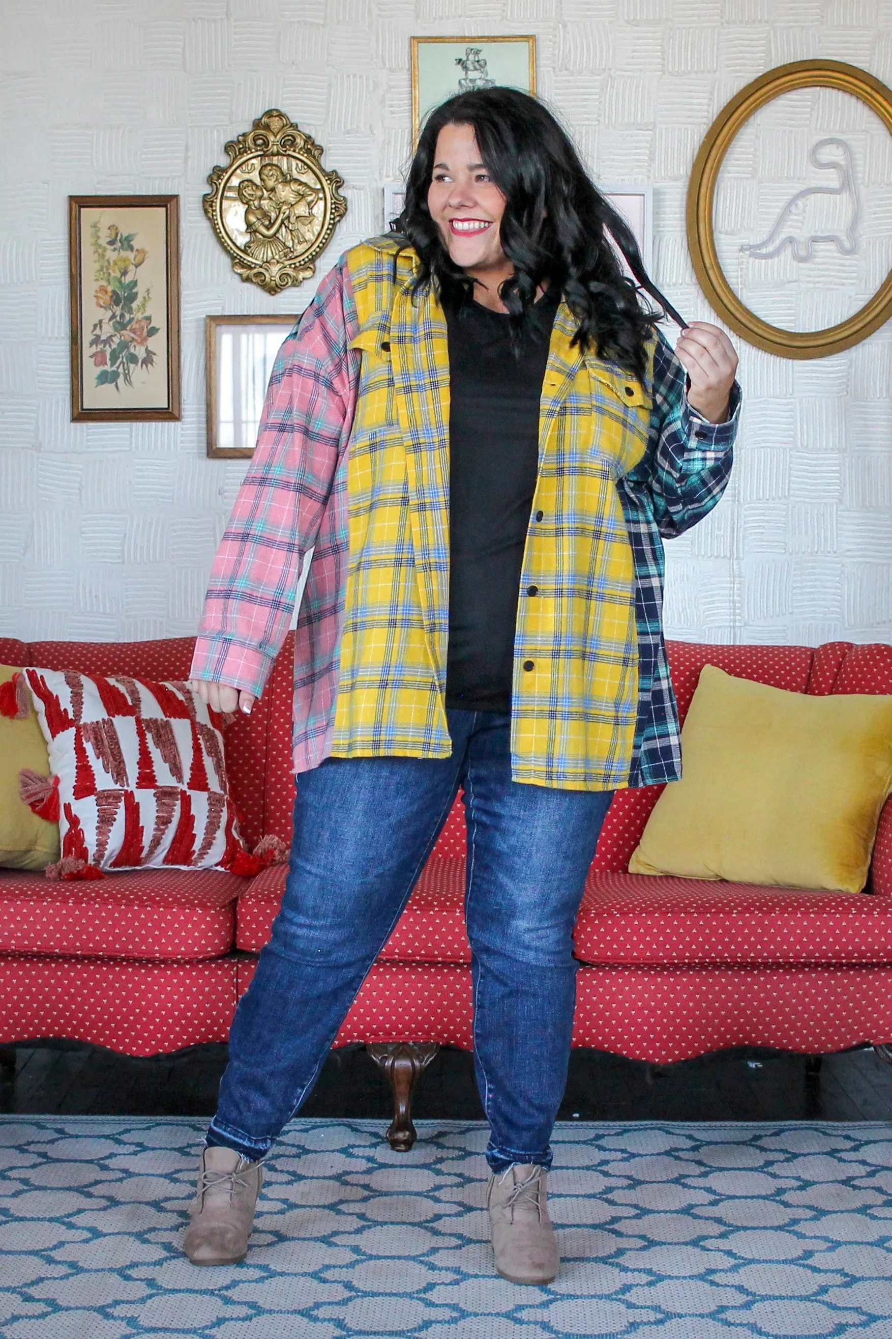 Color Blocked Fun Flannel