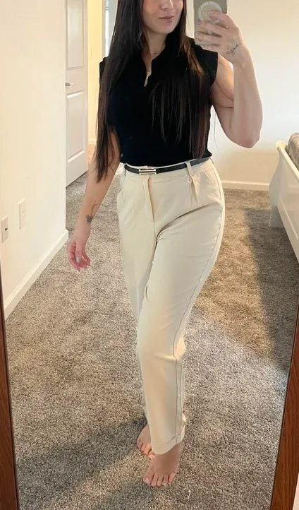 Cotton Dress Pants For Women