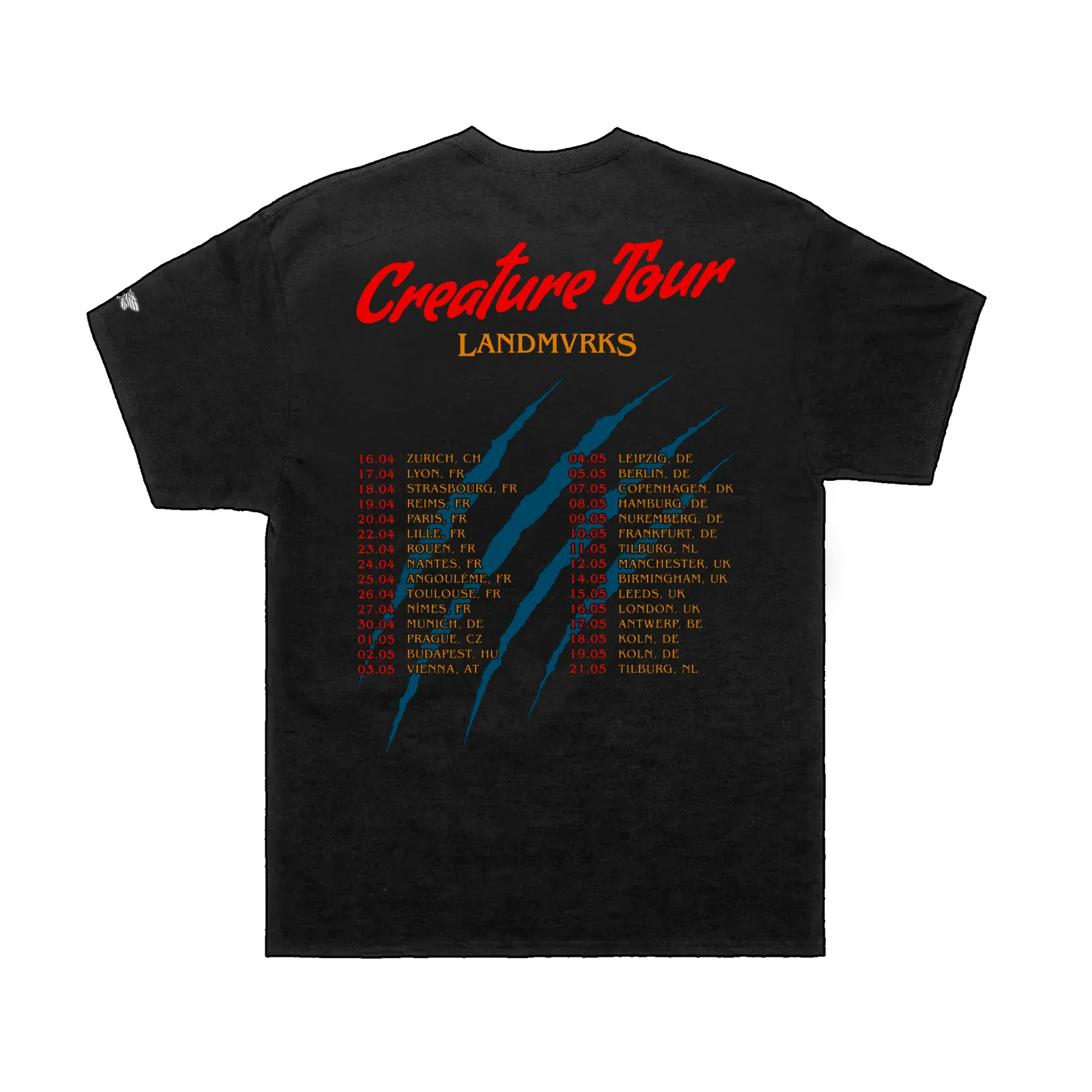 Creature Tee with Creature tourdates