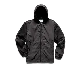 Crinkle Nylon Match Hooded Jacket