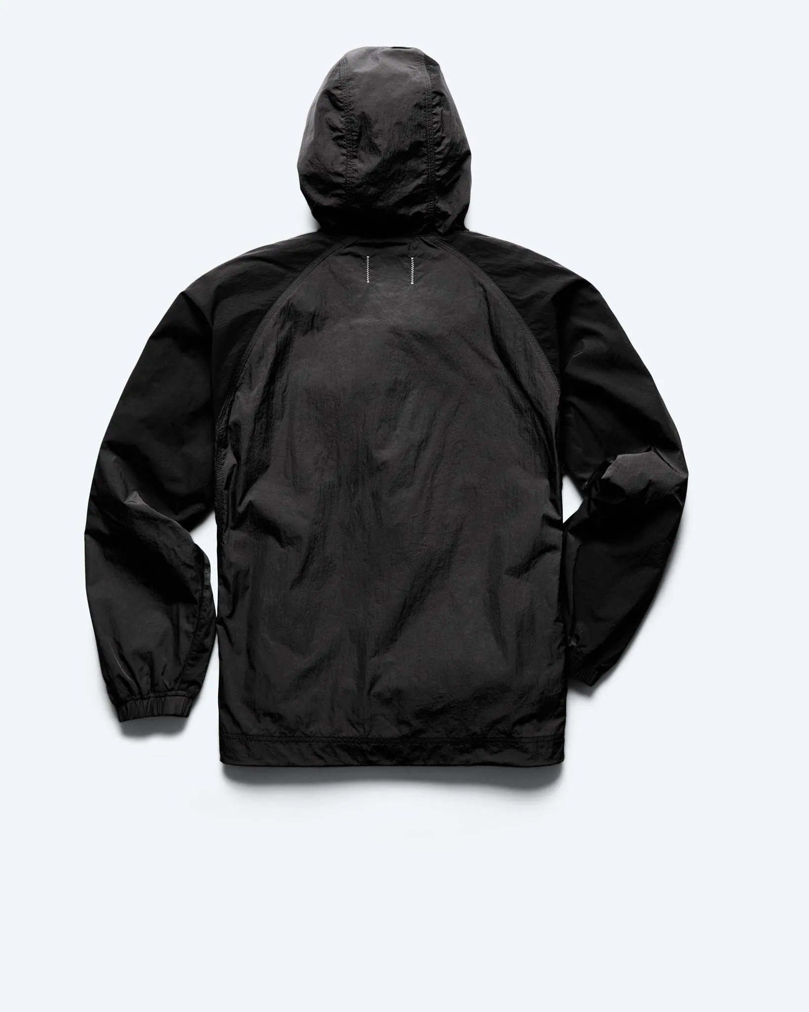 Crinkle Nylon Match Hooded Jacket