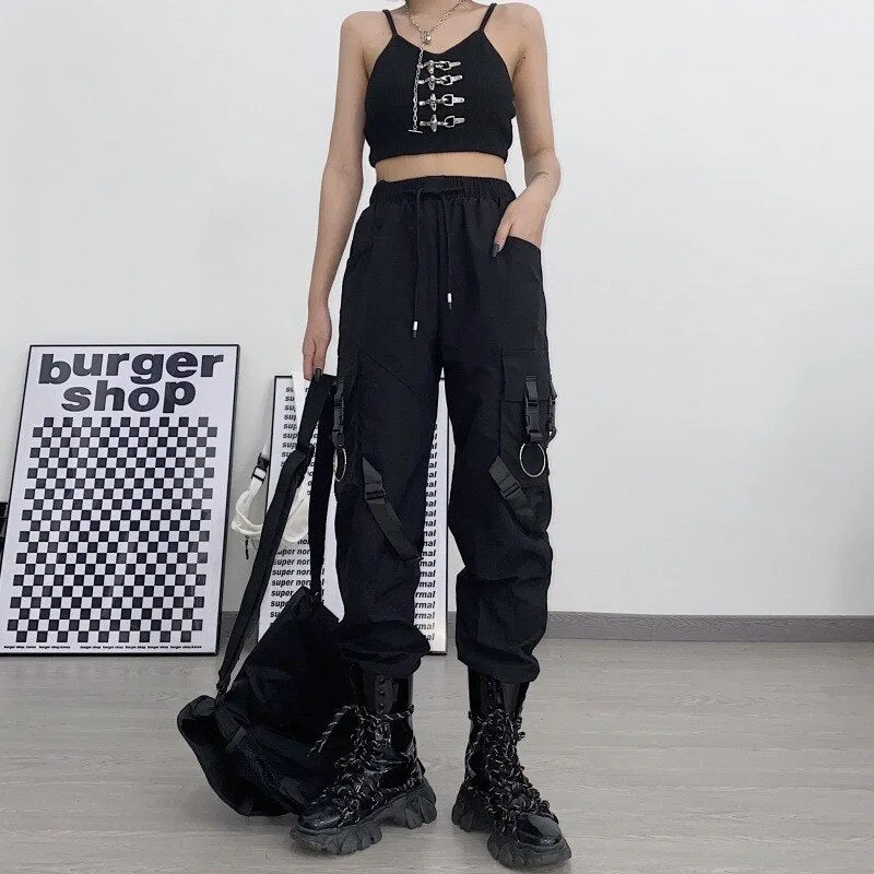 Dark Ribbons Cargo Pants