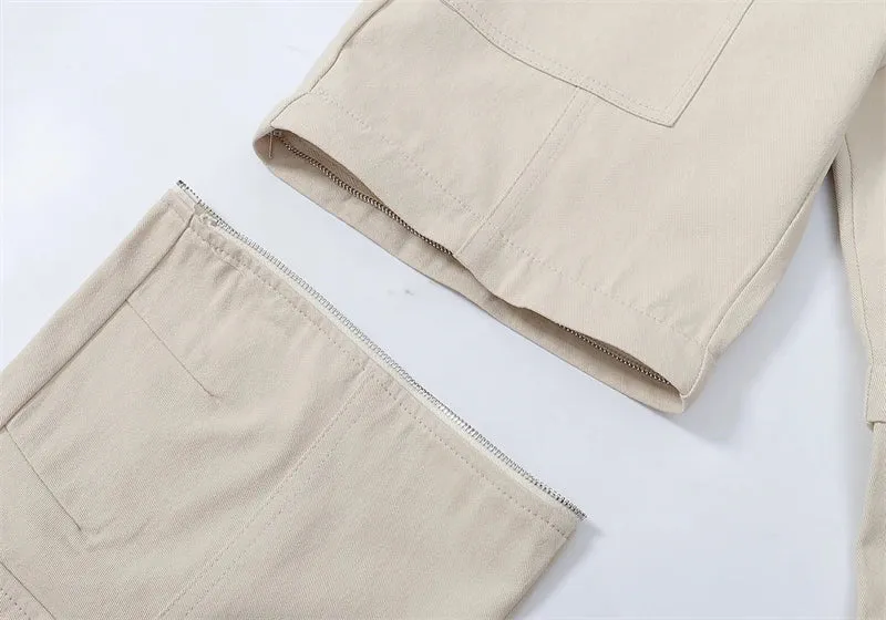 Detachable Cargo Trousers   Shorts