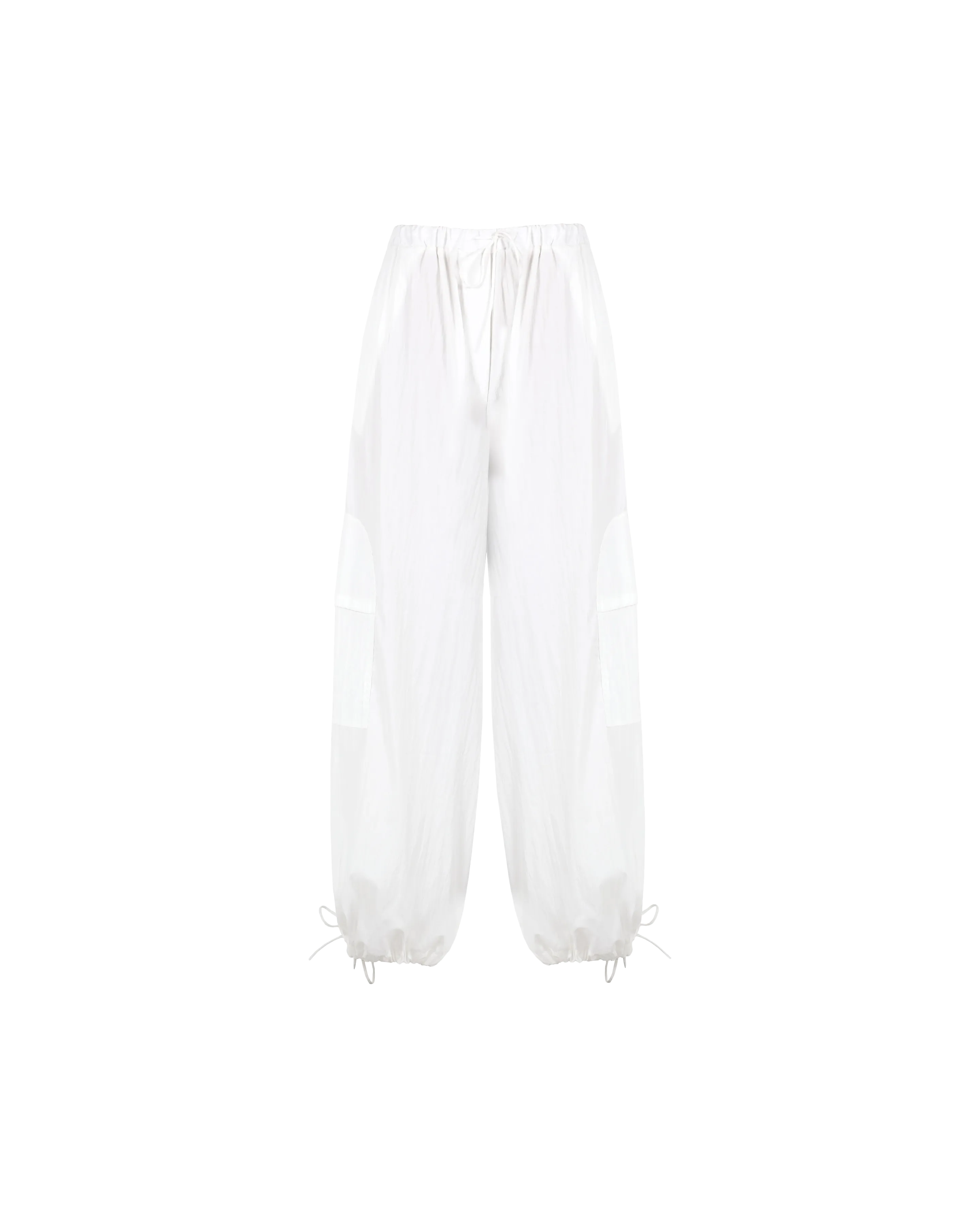 DONOVAN TIE PANT WHITE