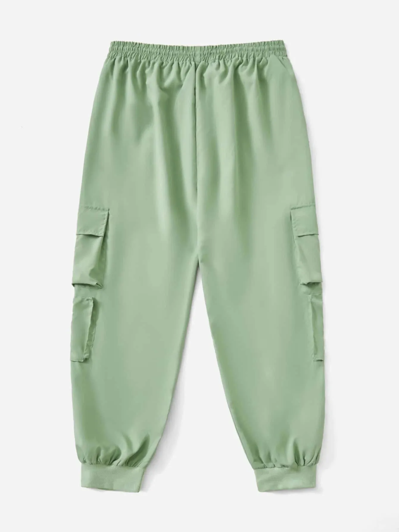 Drawstring Flap Pockets Cargo Pant