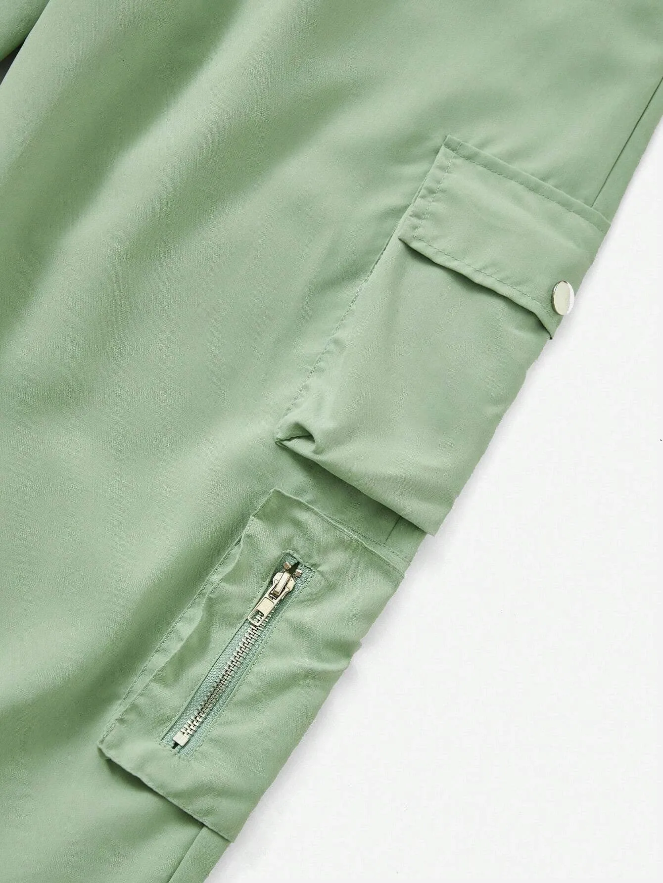 Drawstring Flap Pockets Cargo Pant