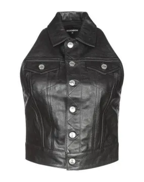 Dsquared2 Women Jacket Black 6 UK