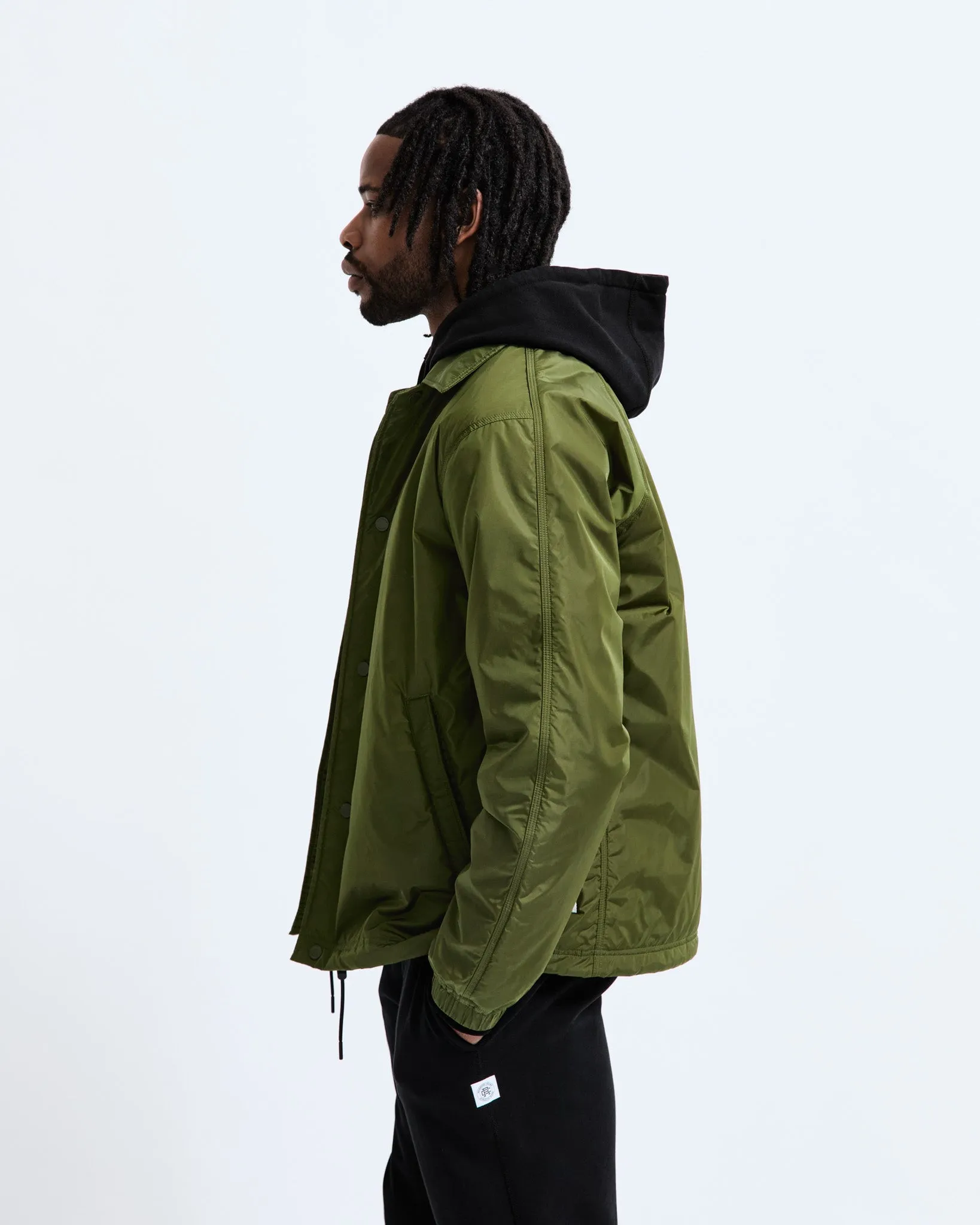 Econyl Satin Nylon Coach's Jacket