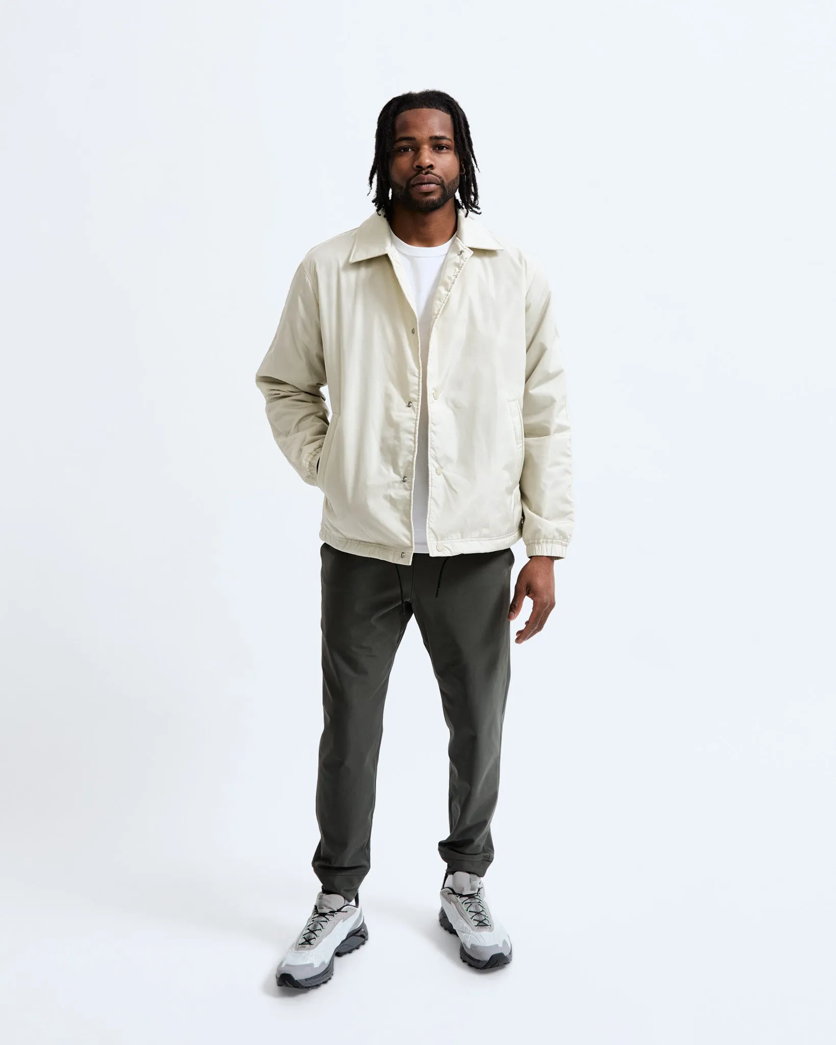 Econyl Satin Nylon Coach's Jacket