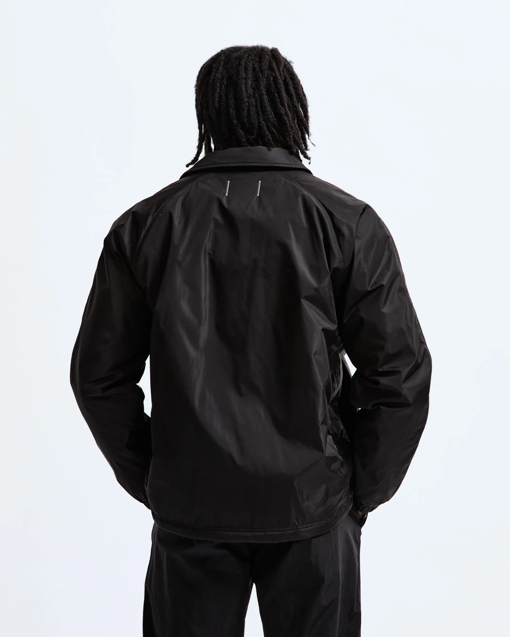 Econyl Satin Nylon Coach's Jacket