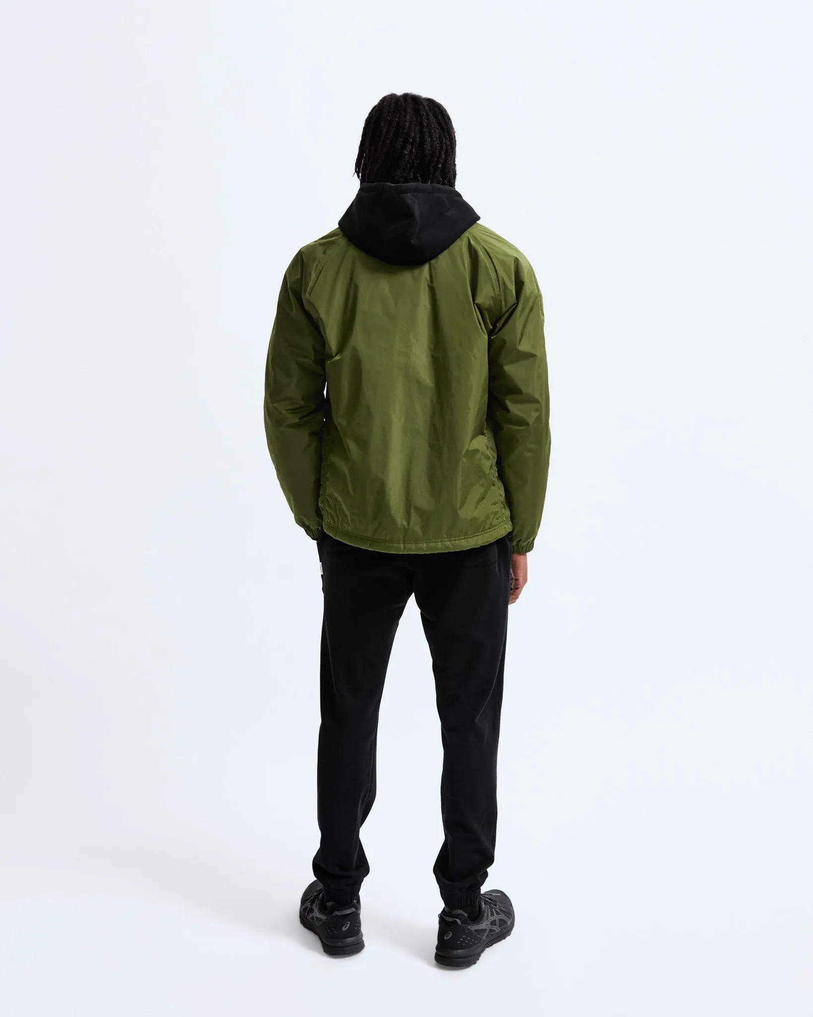 Econyl Satin Nylon Coach's Jacket