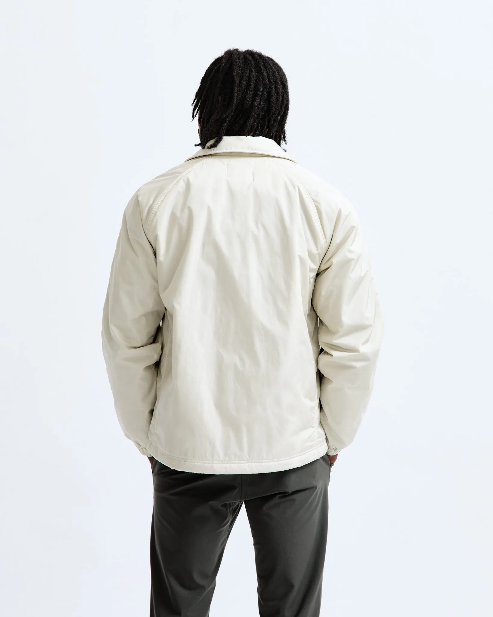 Econyl Satin Nylon Coach's Jacket