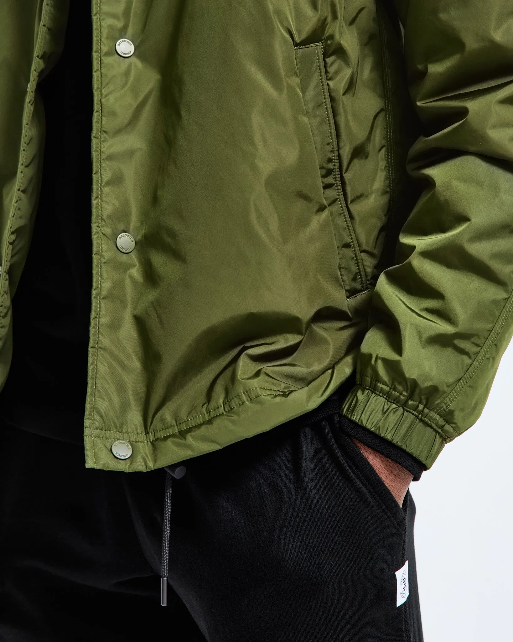 Econyl Satin Nylon Coach's Jacket