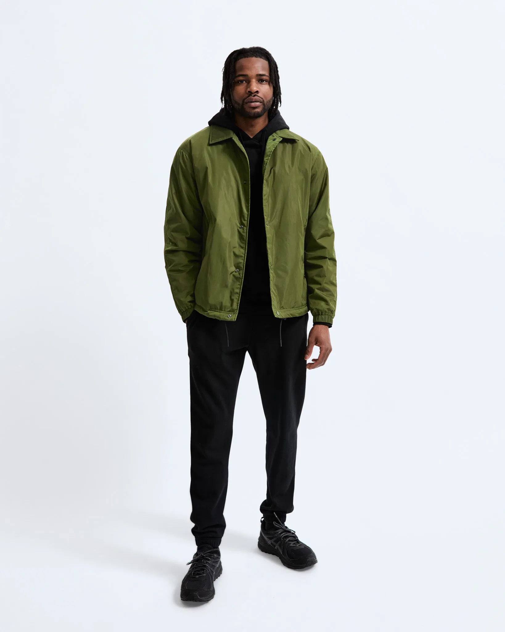 Econyl Satin Nylon Coach's Jacket