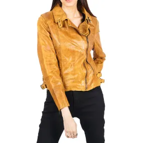 Elisa Cognac Vintage Jacket