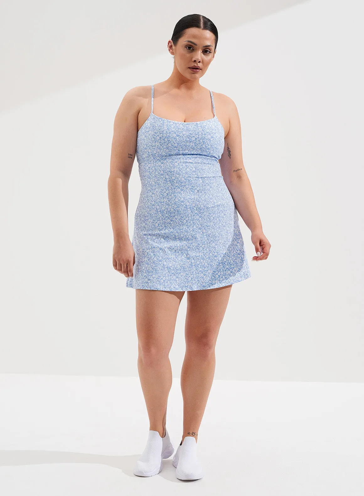 Fleur Blanche Strap Dress