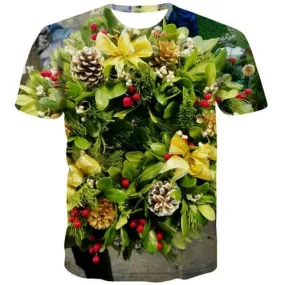 Flower T-shirt Men Colorful Tshirts Casual Funny T-shirts 3d Harajuku Shirt Print Short Sleeve summer Mens S-5XL Slim Rock