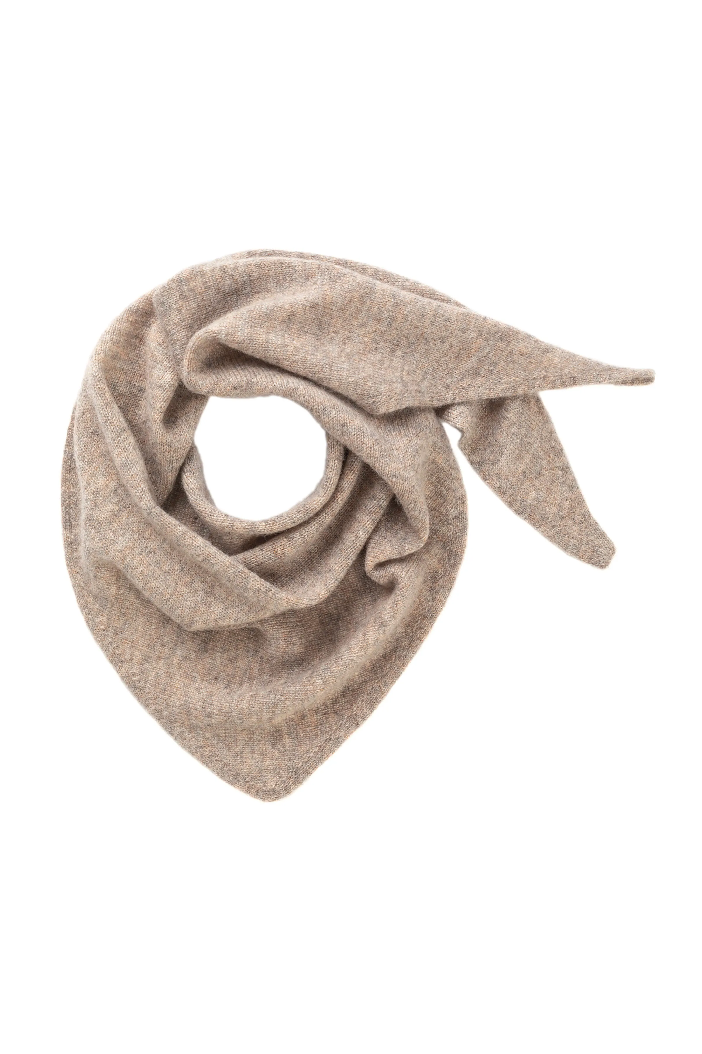 Gauzy Cashmere Triangle Neck Tie