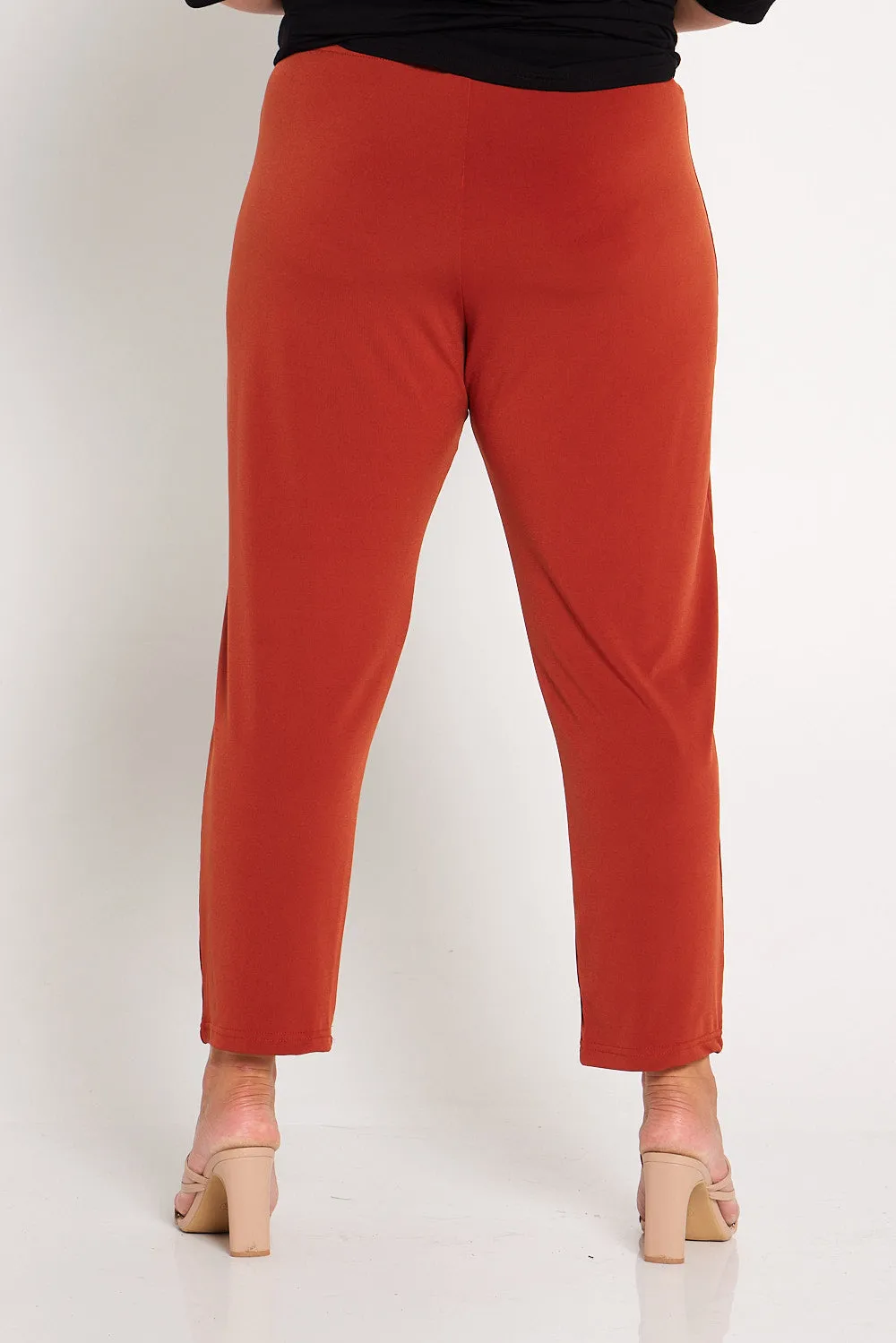 Gianna Pants Petite - Rust