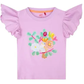 Girls Lilac Cuckoo T-Shirt