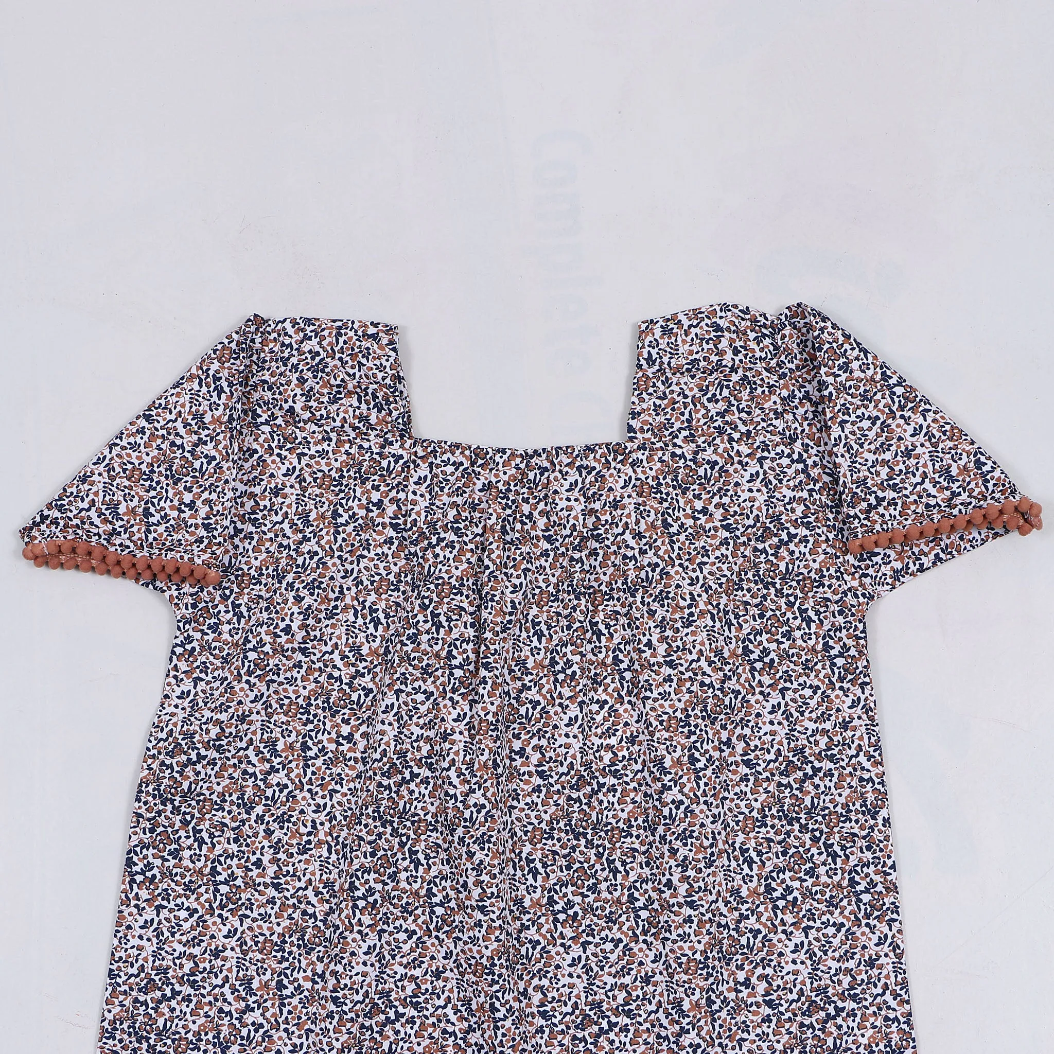 Girl's Printed Flared Top