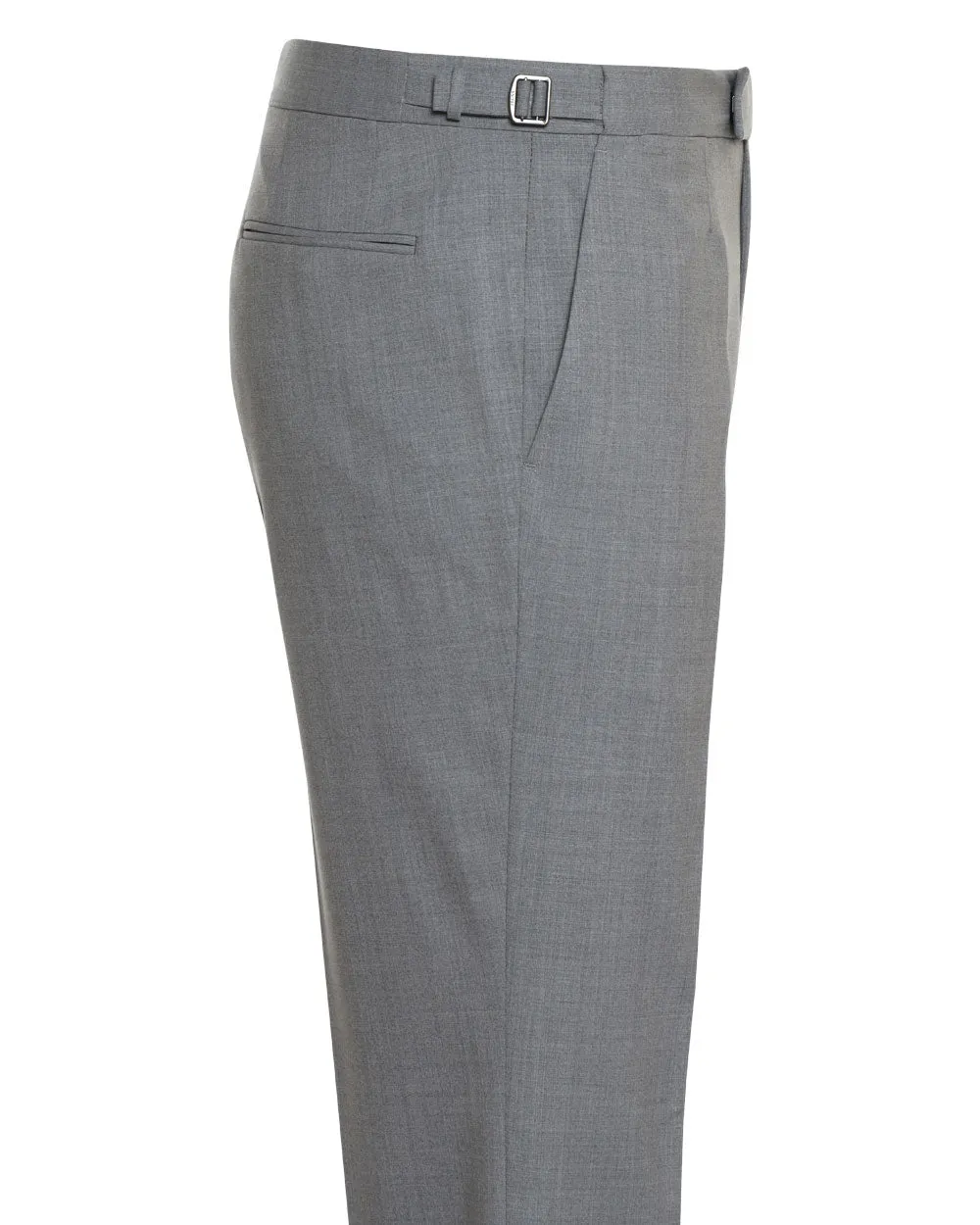 Grey High Performance Wool Dress Trouser