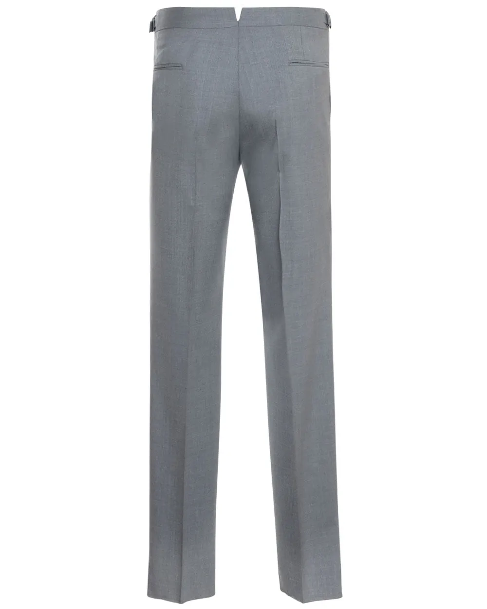 Grey High Performance Wool Dress Trouser