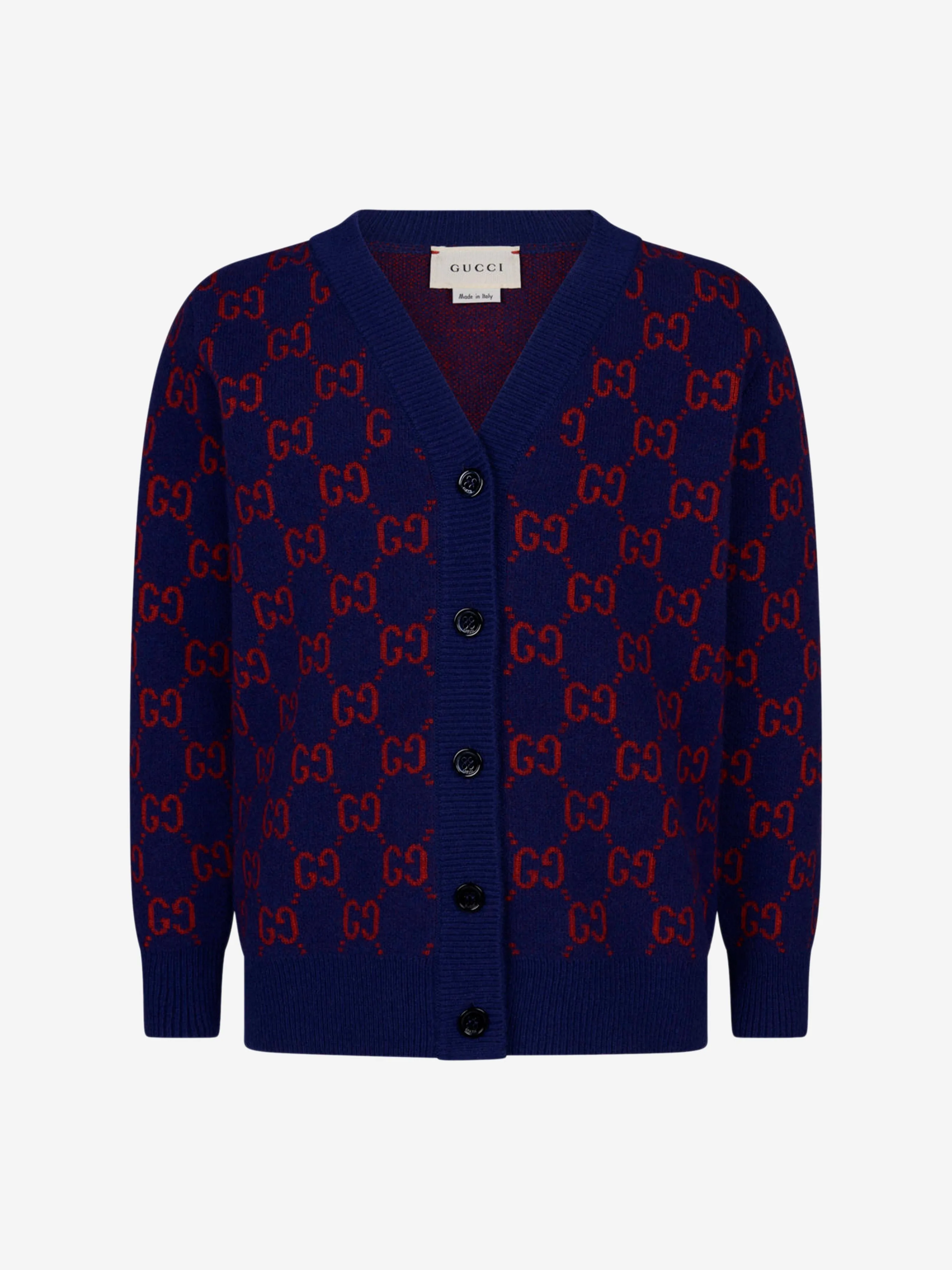 Gucci Girls knitted GG cardigan