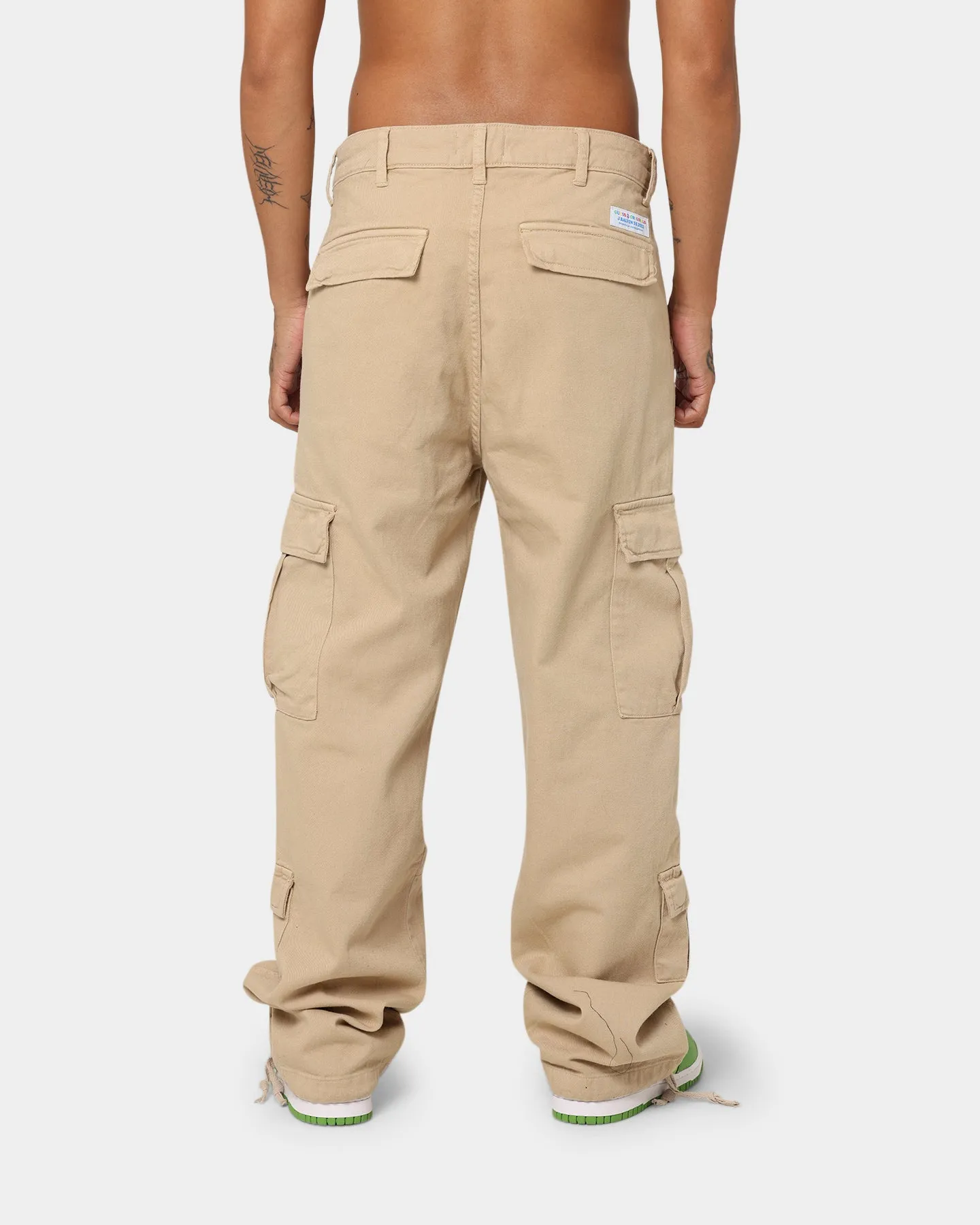 GUESS Originals X J Balvin Cargo Pants Cream Sand