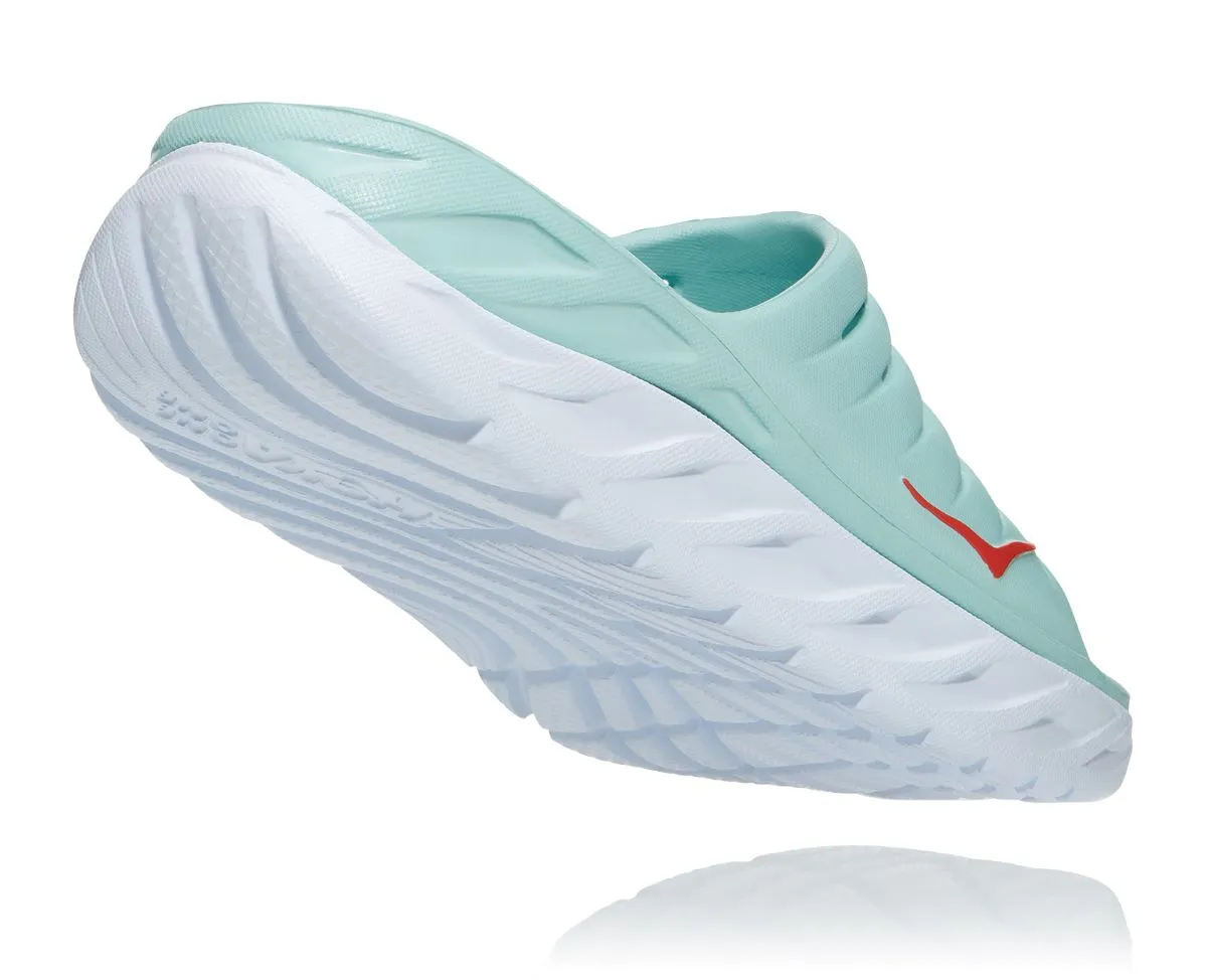 'HOKA' Women's Ora Recovery Slide - Eggshell Blue / White