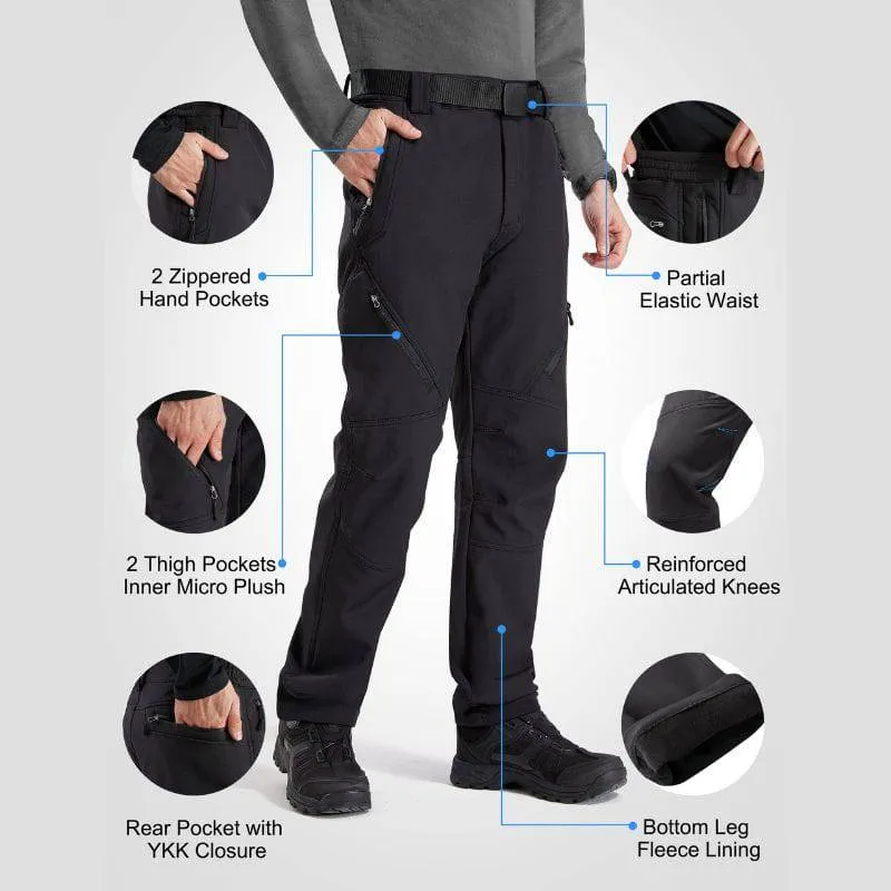 Hurricane Men‘s Waterproof Softshell Snow Ski Pants