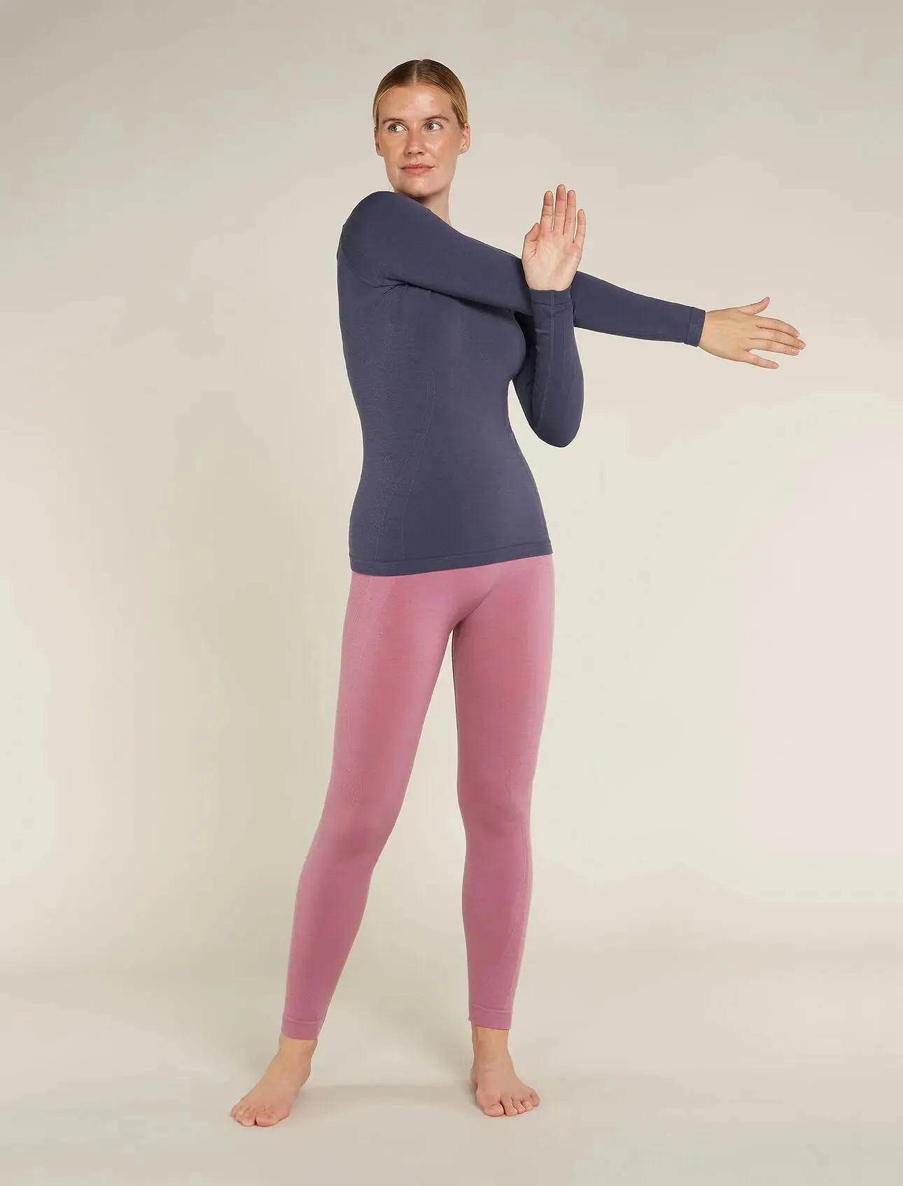 Icebreaker 260 Seamless Long Sleeve Crew Womens Thermal Top